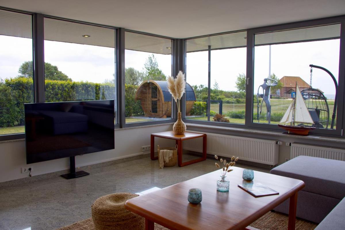 Inselblume 82 - Bungalow Am Suedstrand Mit Meerblick Burgtiefe auf Fehmarn Exterior foto